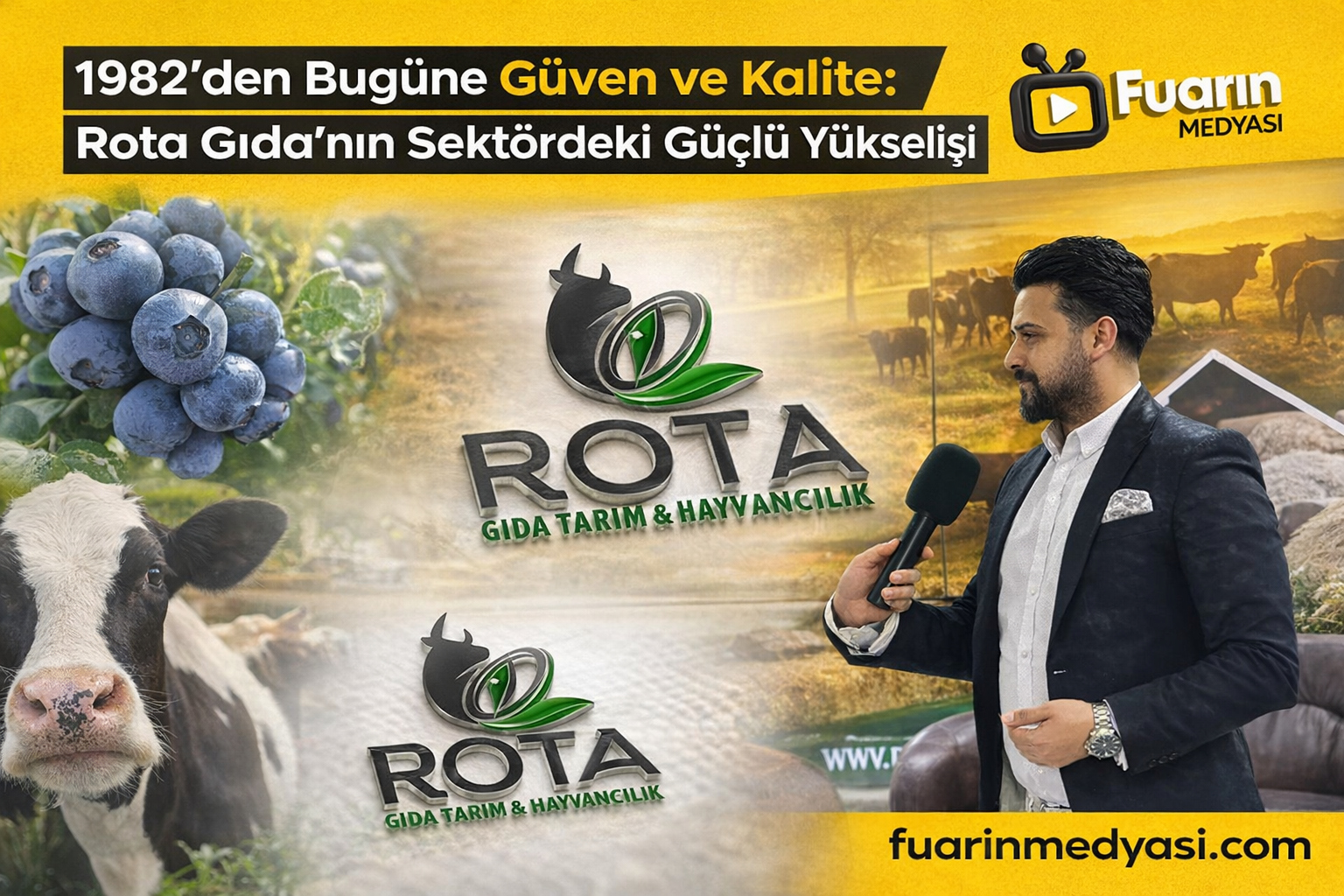 Rota Gıda, hayvancılık ürünleri, premix üretimi, yem katkı ürünleri, hayvancılık sektörü Türkiye, tarım ve hayvancılık firmaları, yem katkı maddeleri, hayvancılık üretimi, fuar röportaj